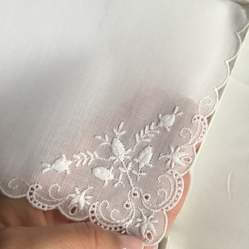 Bridesmaid hanky gifts